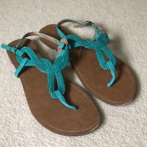 Turquoise Sandals
